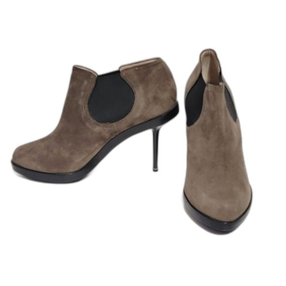 NEW! Nickolas Kirkwood Suade Platform Booties Heel